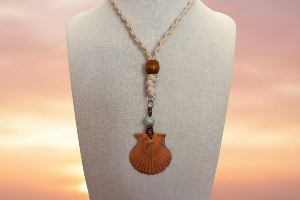Blossum Waves Shell Necklace