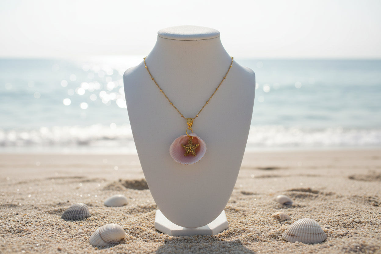 Sunset Star Shell Handmade Beach Jewelry