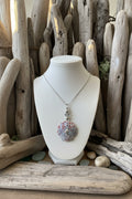 Dolphin Harmony Dreams Scallop Shell Necklace – Handmade Beach Jewelry