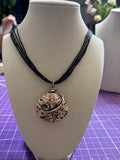 Ocean Swirl Scallop Necklace
