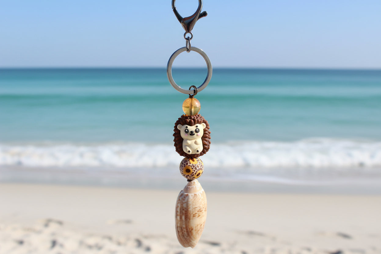 Hedgehog Sunshine Charm or Keychain