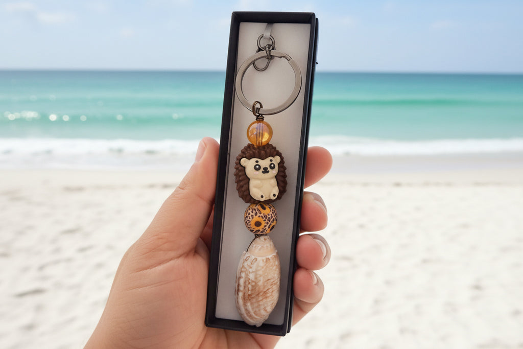 Hedgehog Sunshine Charm or Keychain