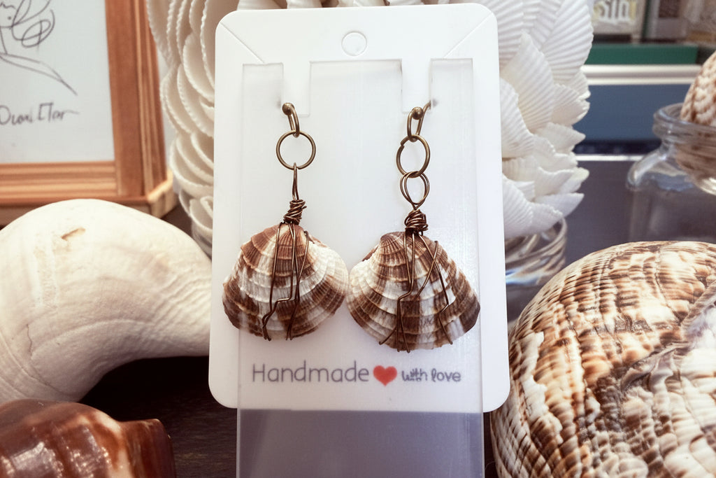 Cocoa Stripes Earrings