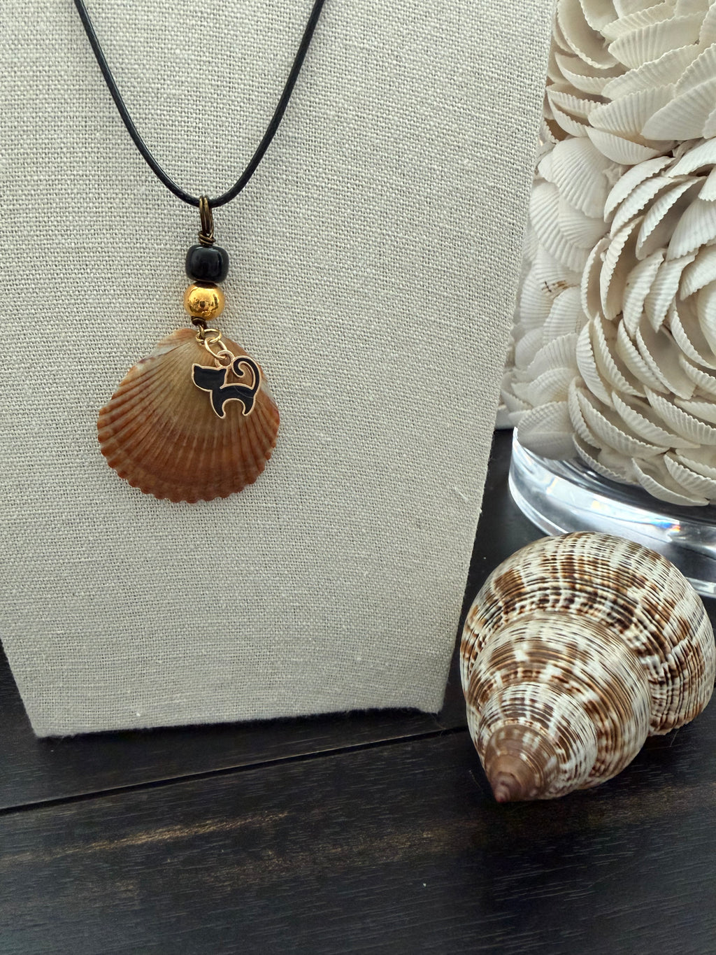 Amber Kitty Shore Necklace