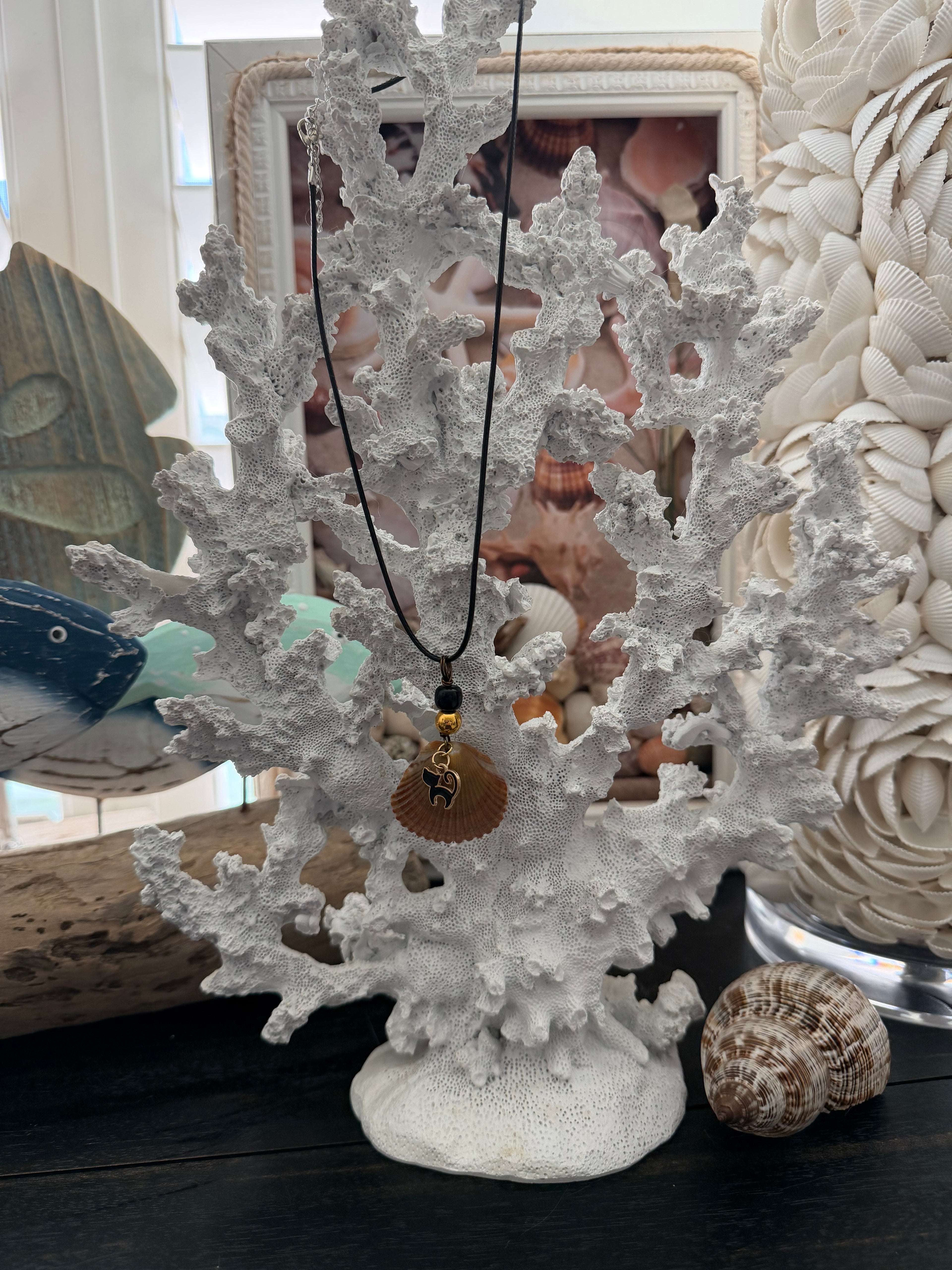 Amber Kitty Shore Necklace