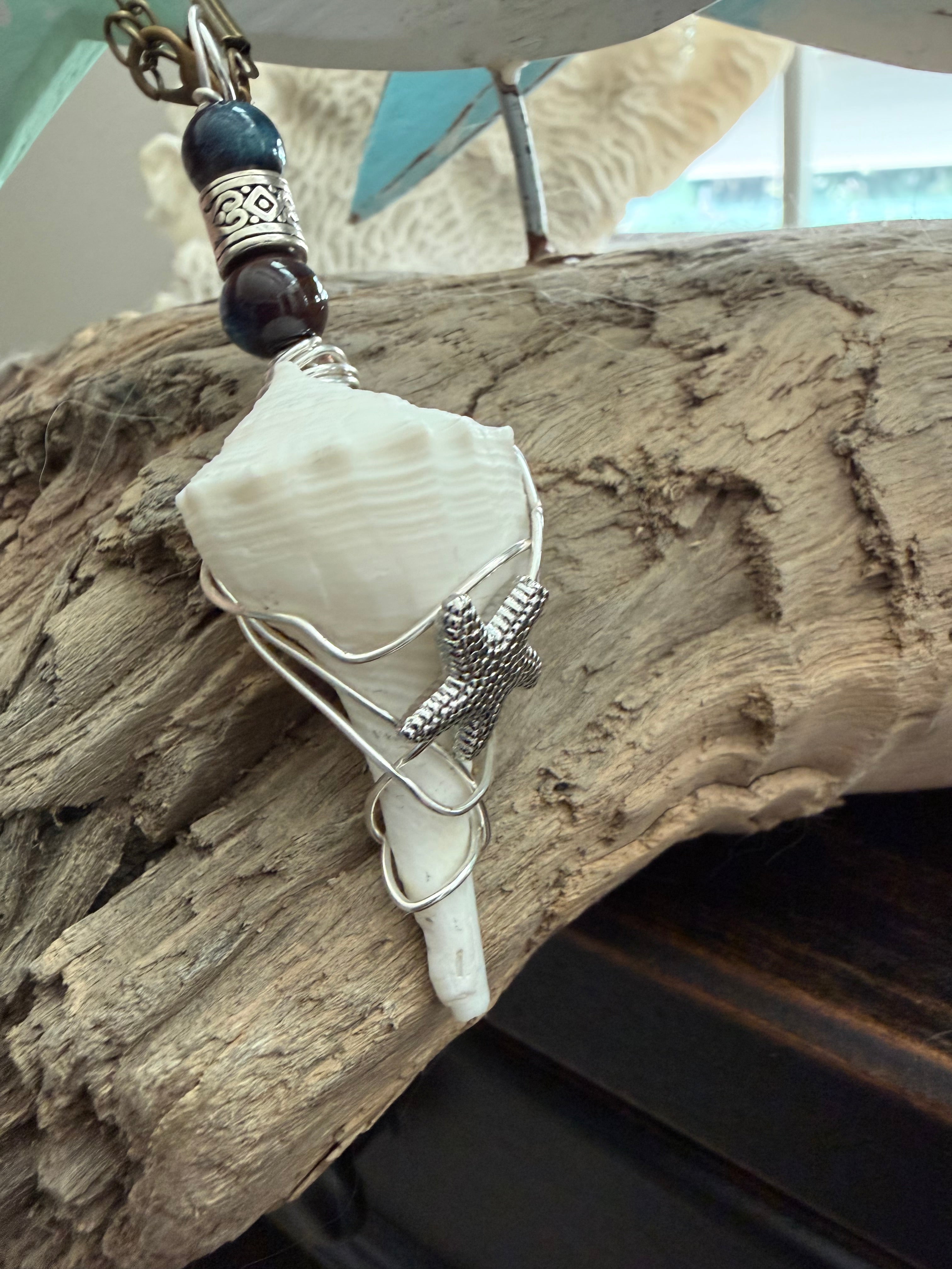 Whelk Shores Wrapped Necklace