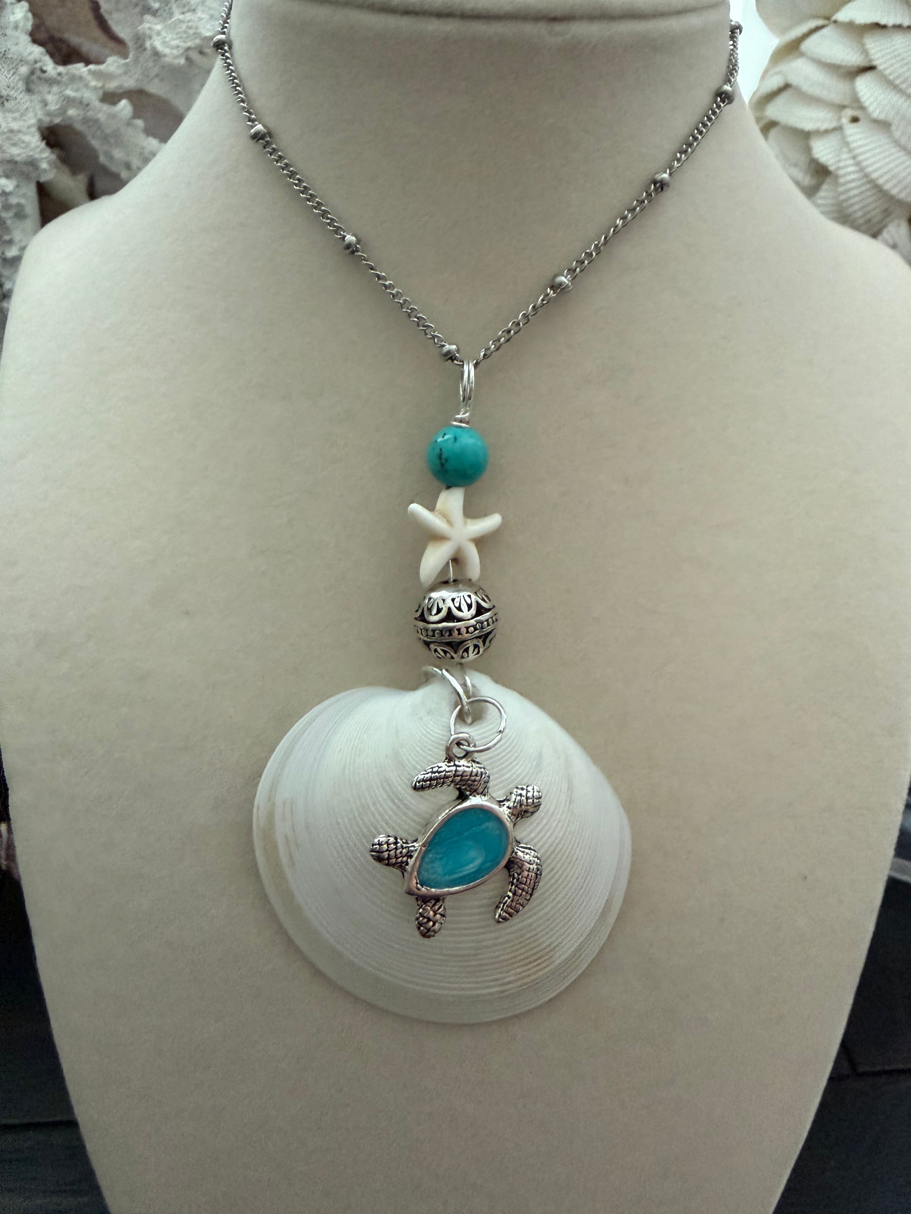 Tidal Turtle Pendant