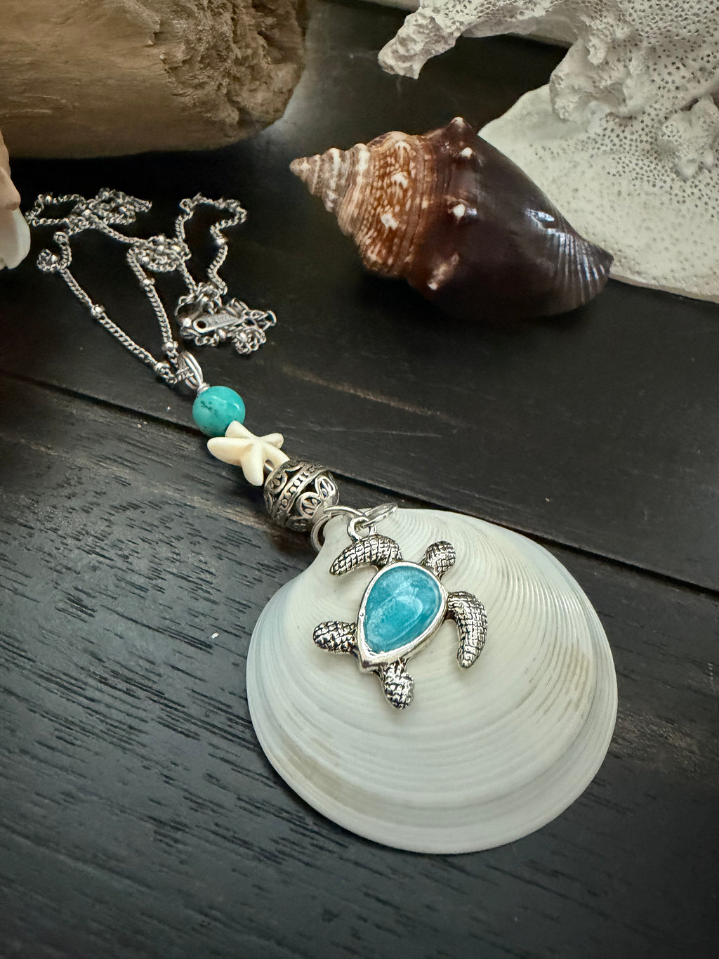 Tidal Turtle Pendant
