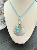 Sammy Stingray Scallop Shell Necklace
