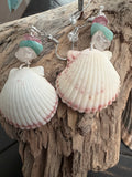 Shoreline Mist Shell & Sea Glass Earrings
