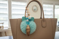 Turquoise Whisper Drop Keychain or Charm