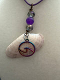 Ride the Rainbow Wave Shell Necklace