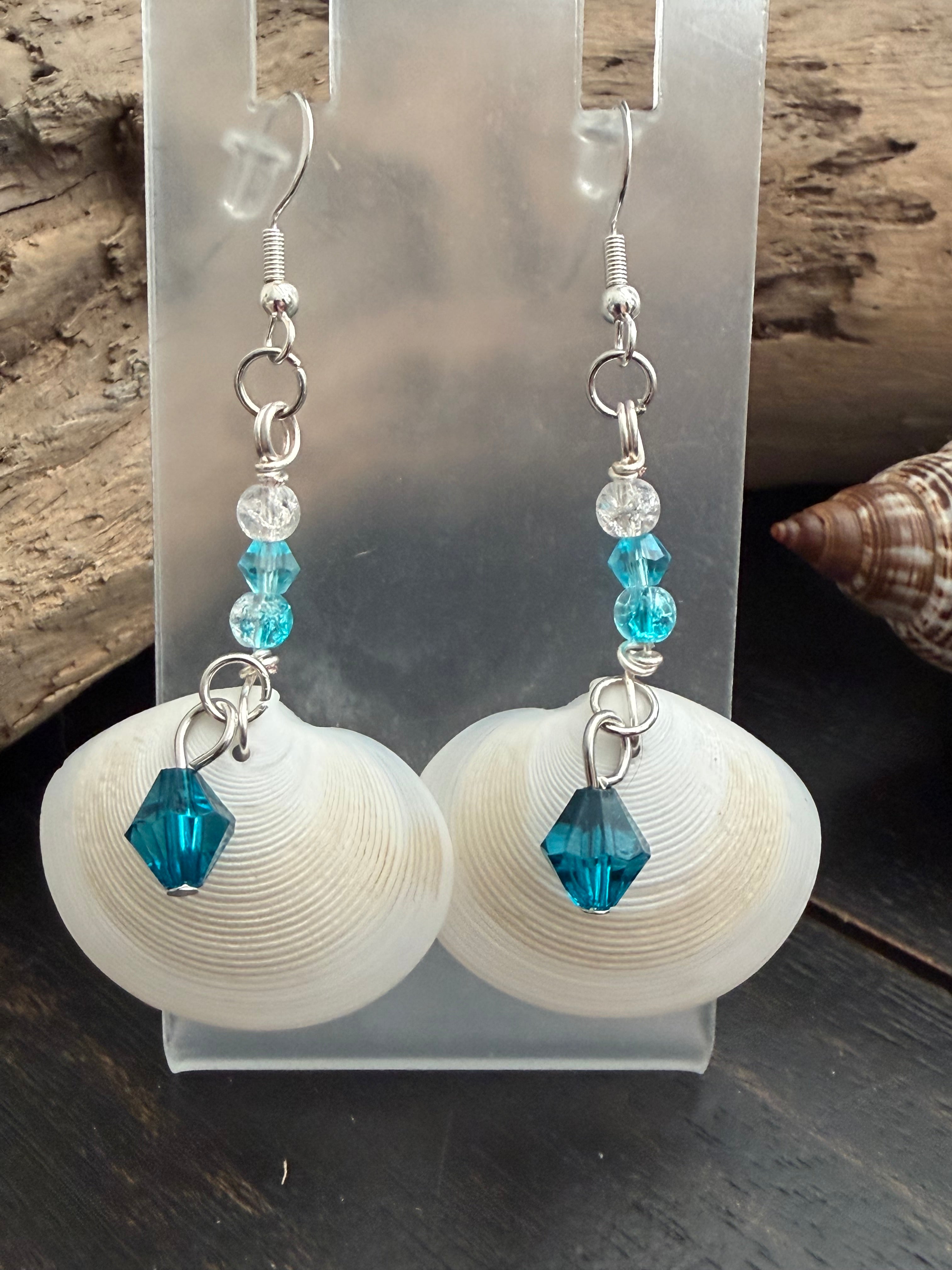 Salty Breeze Shell Earrings