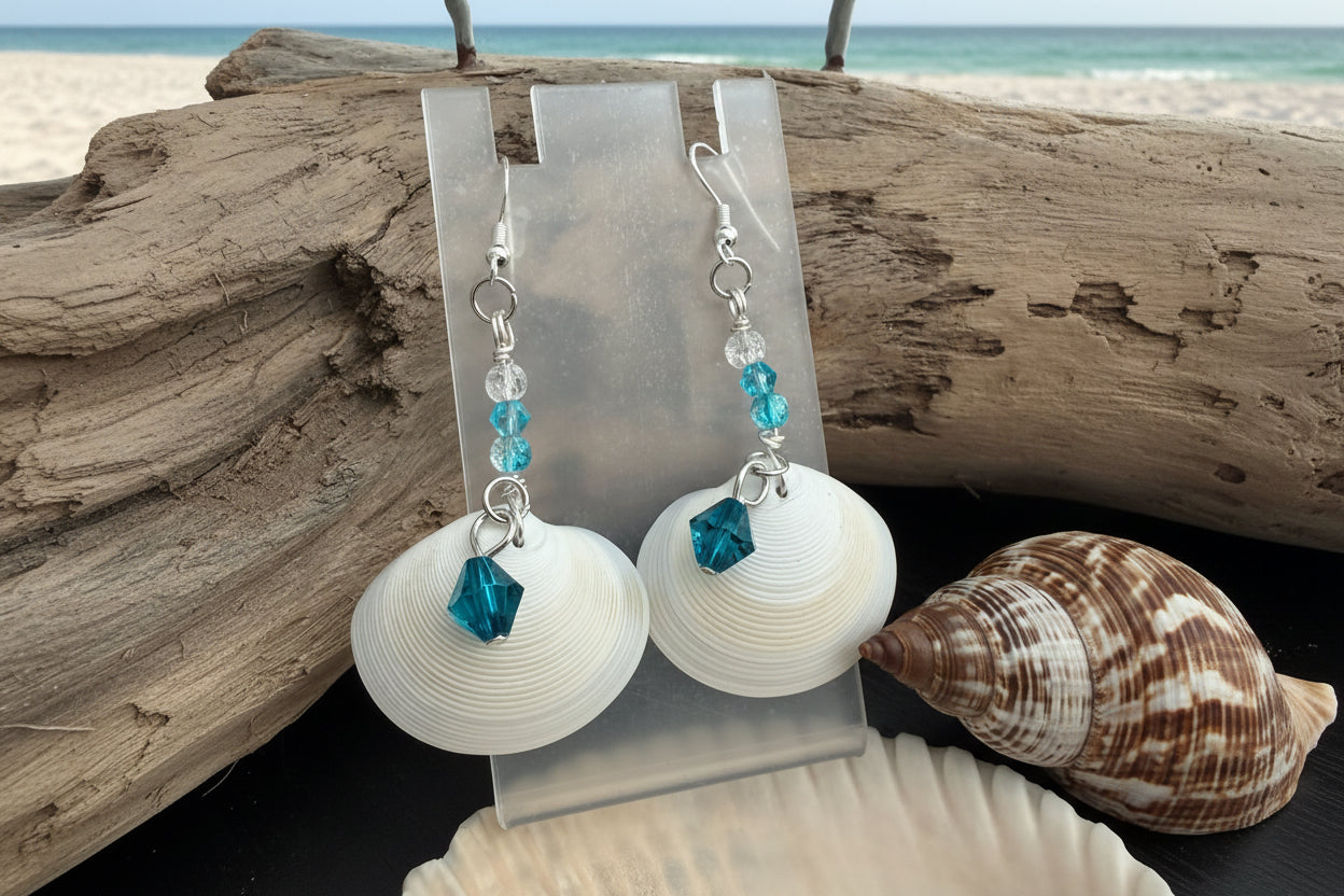 Salty Breeze Shell Earrings
