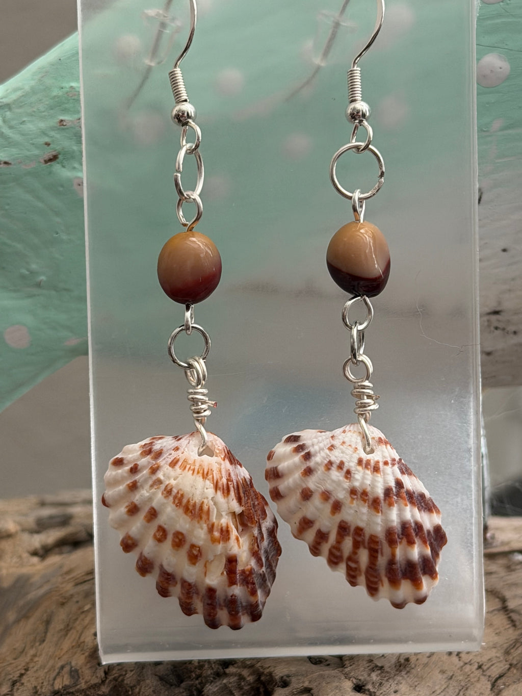 Sandy Wings Shell Earrings