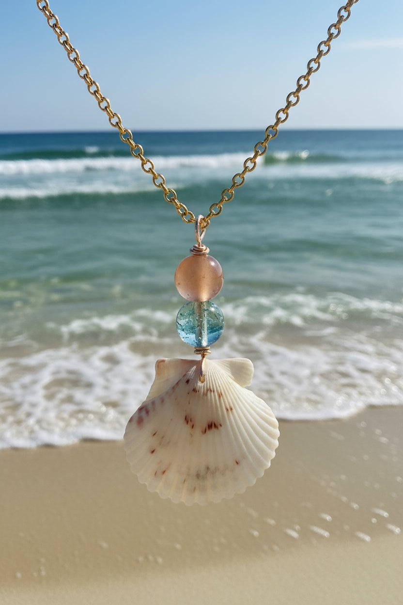 Apricot Cove Shell Necklace
