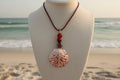 Merlot Shores Scallop Necklace