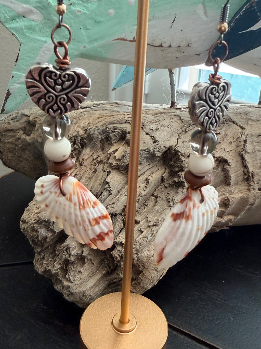 Sacred Heart Shore Earrings