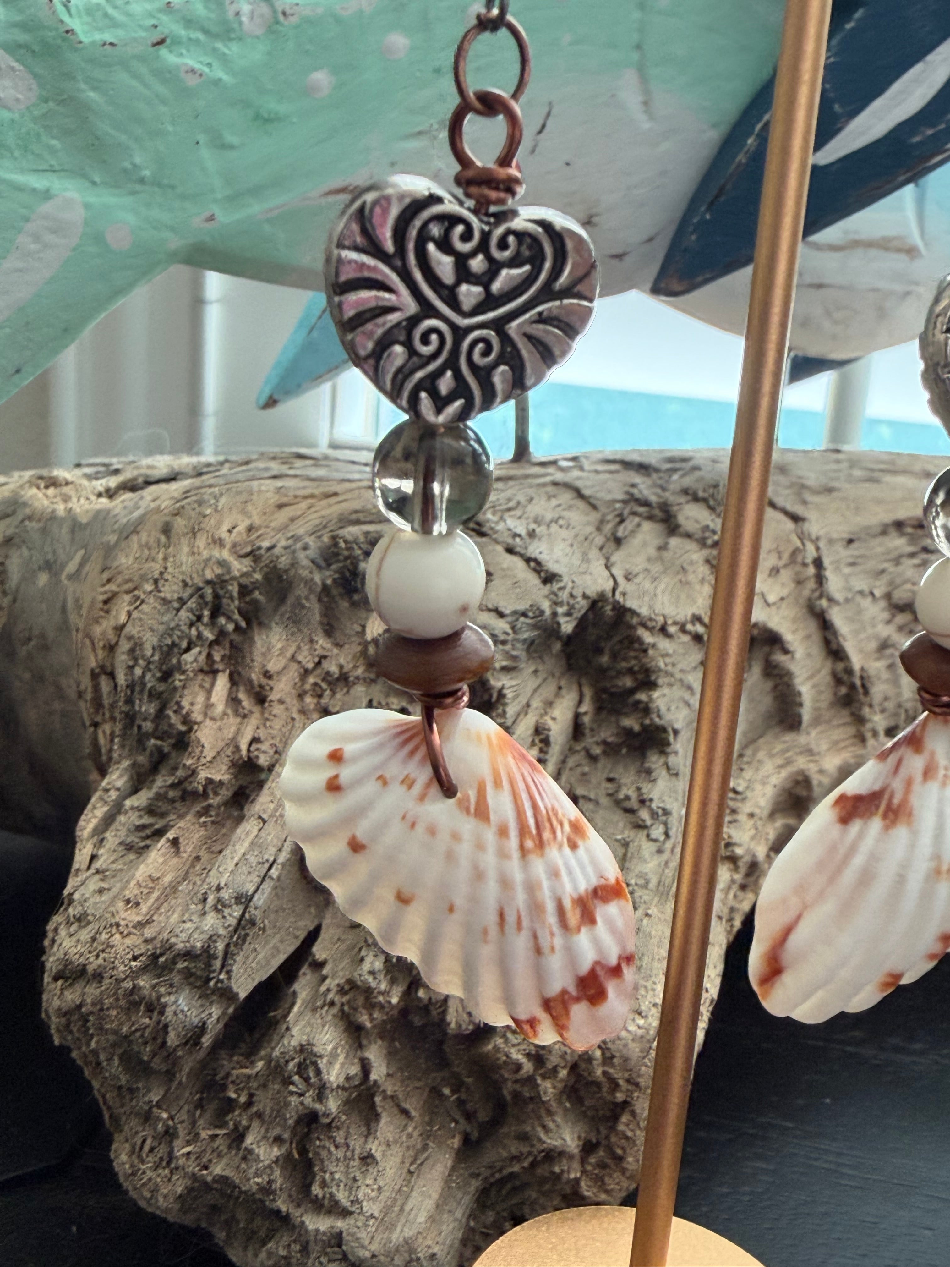 Sacred Heart Shore Earrings