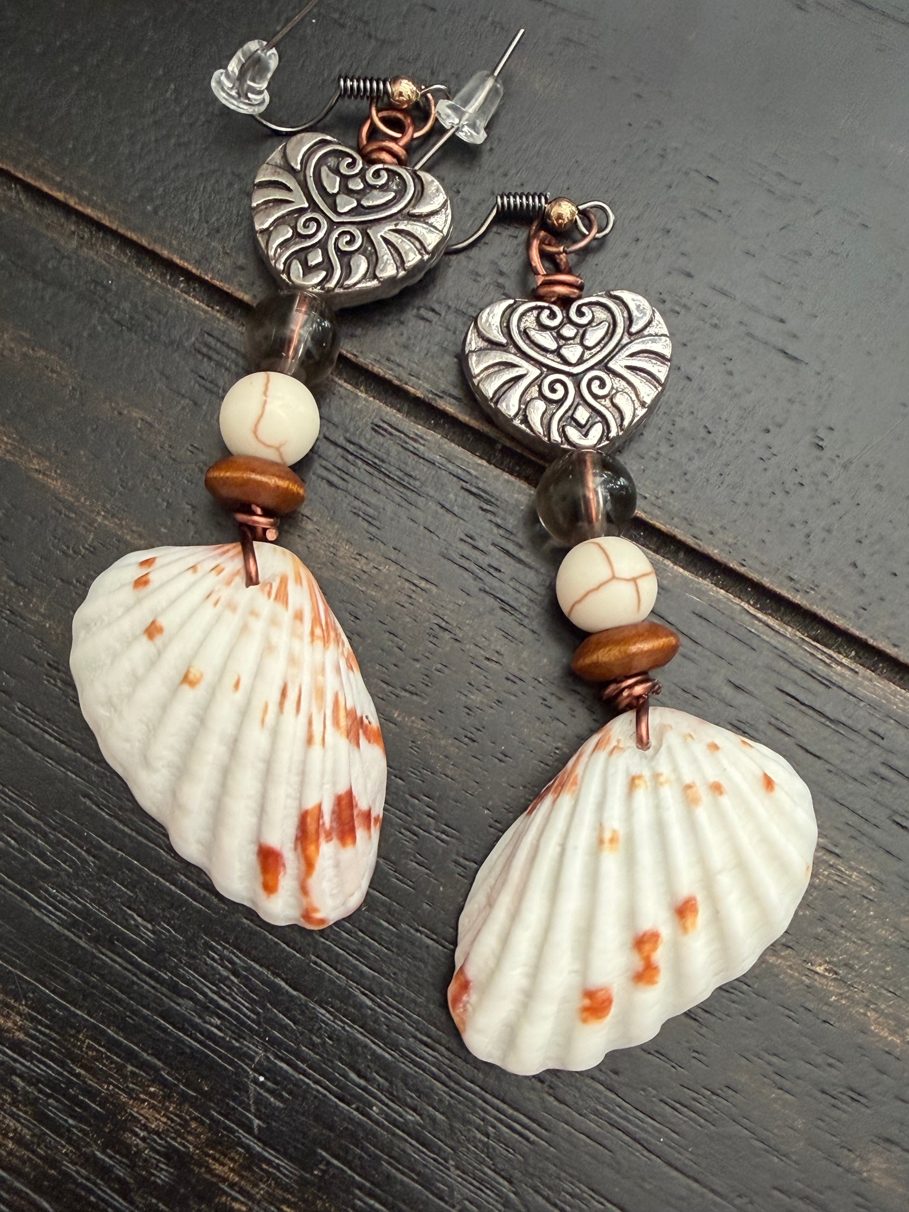 Sacred Heart Shore Earrings