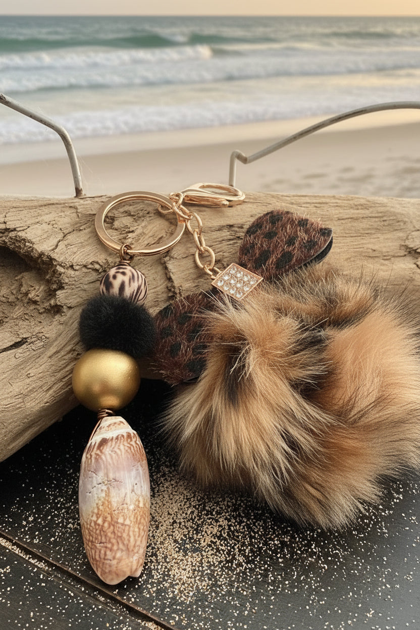 Golden Reef Scallop Shell Necklace | Handmade Florida Beach Jewelry Gift