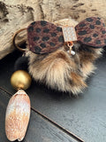 Wild Shore Leopard Pom Pom Keychain