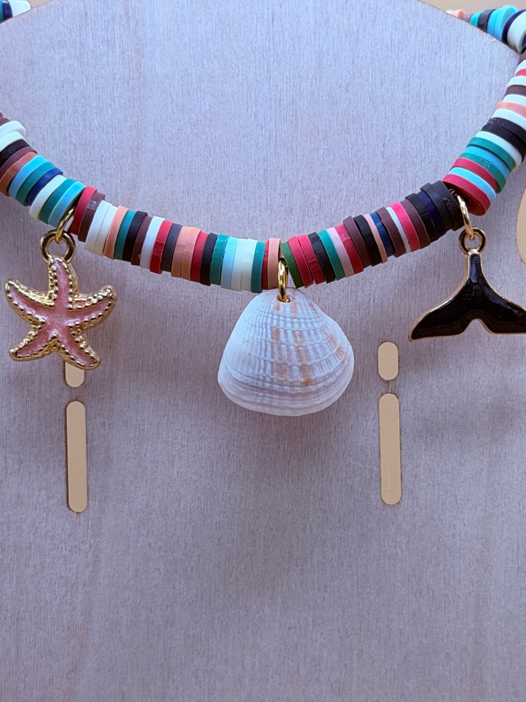 Ocean Charm Bead Bracelet