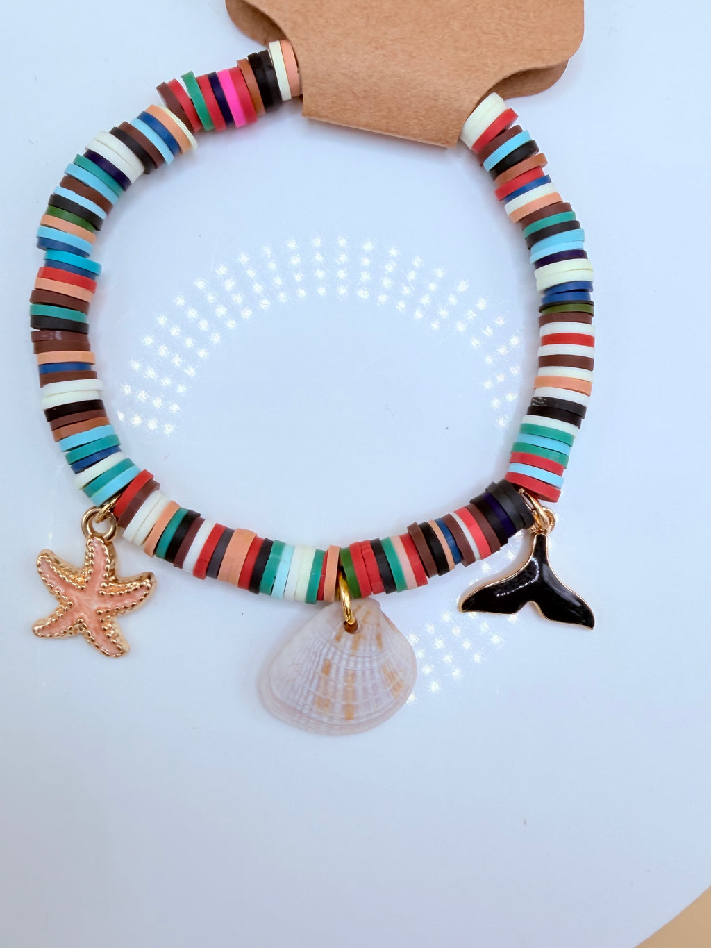 Ocean Charm Bead Bracelet