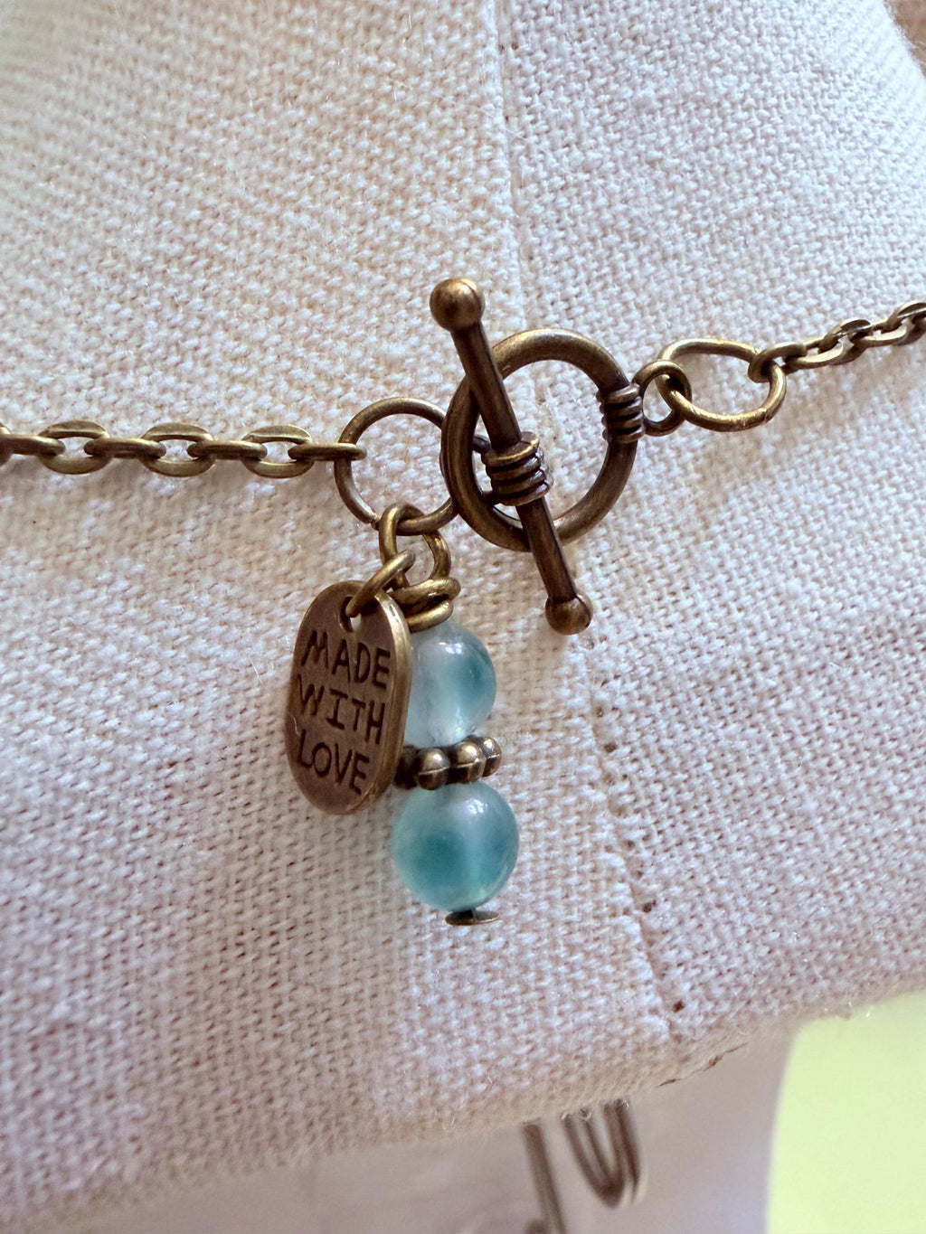 Handmade Seashell Statement Necklace with Turquoise Beads Coastal Boho Jewelry