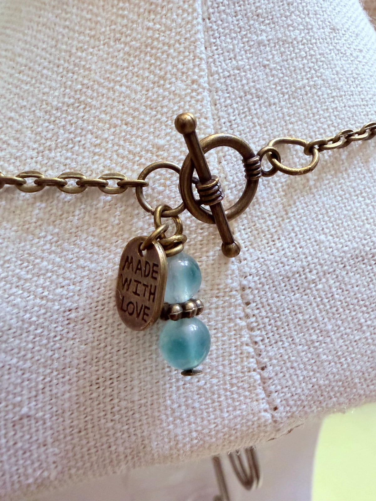 Handmade Seashell Statement Necklace with Turquoise Beads Coastal Boho Jewelry