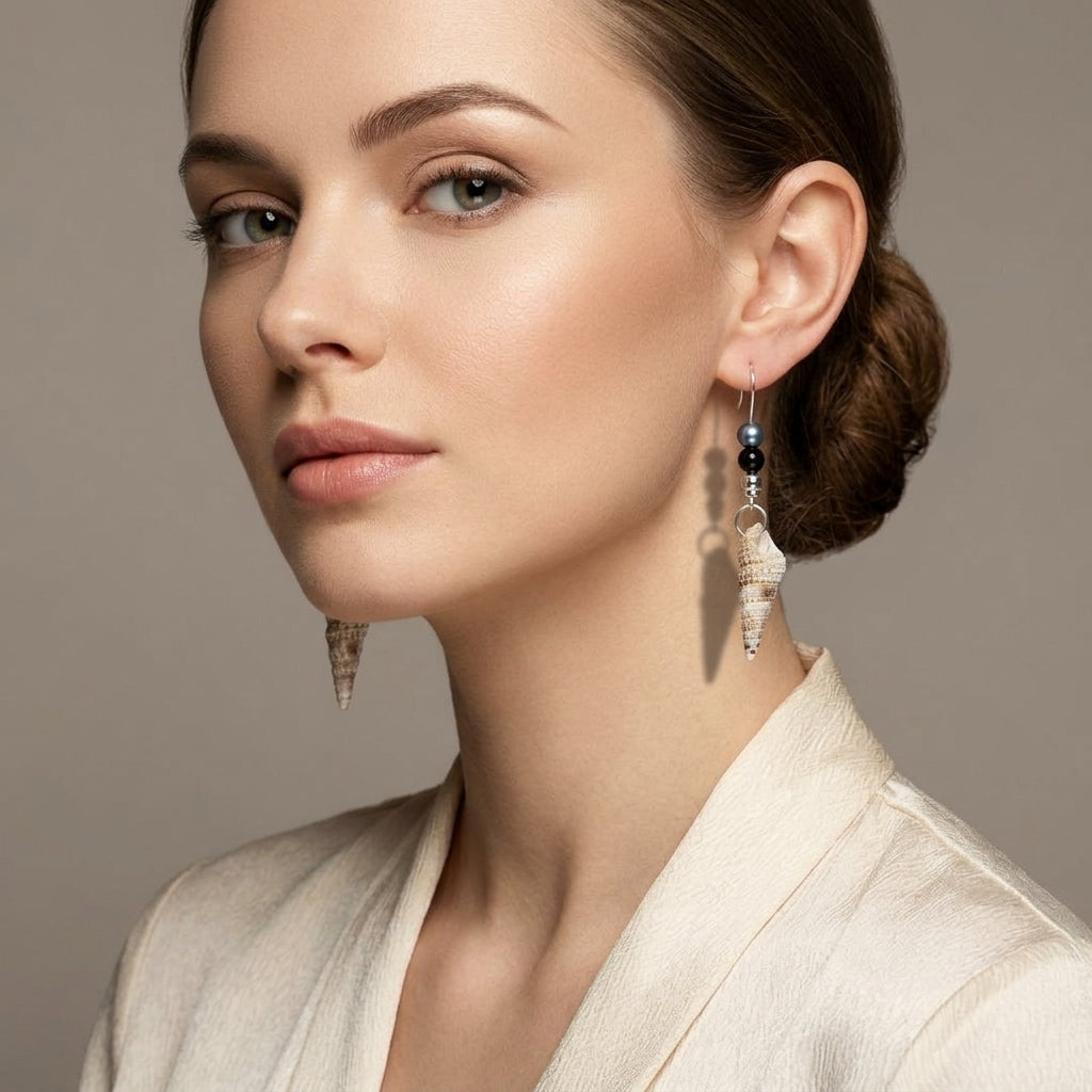 Auger Shell Earrings