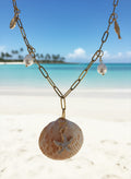 Gulf Shore Cockle Set – Shell Necklace & Earrings